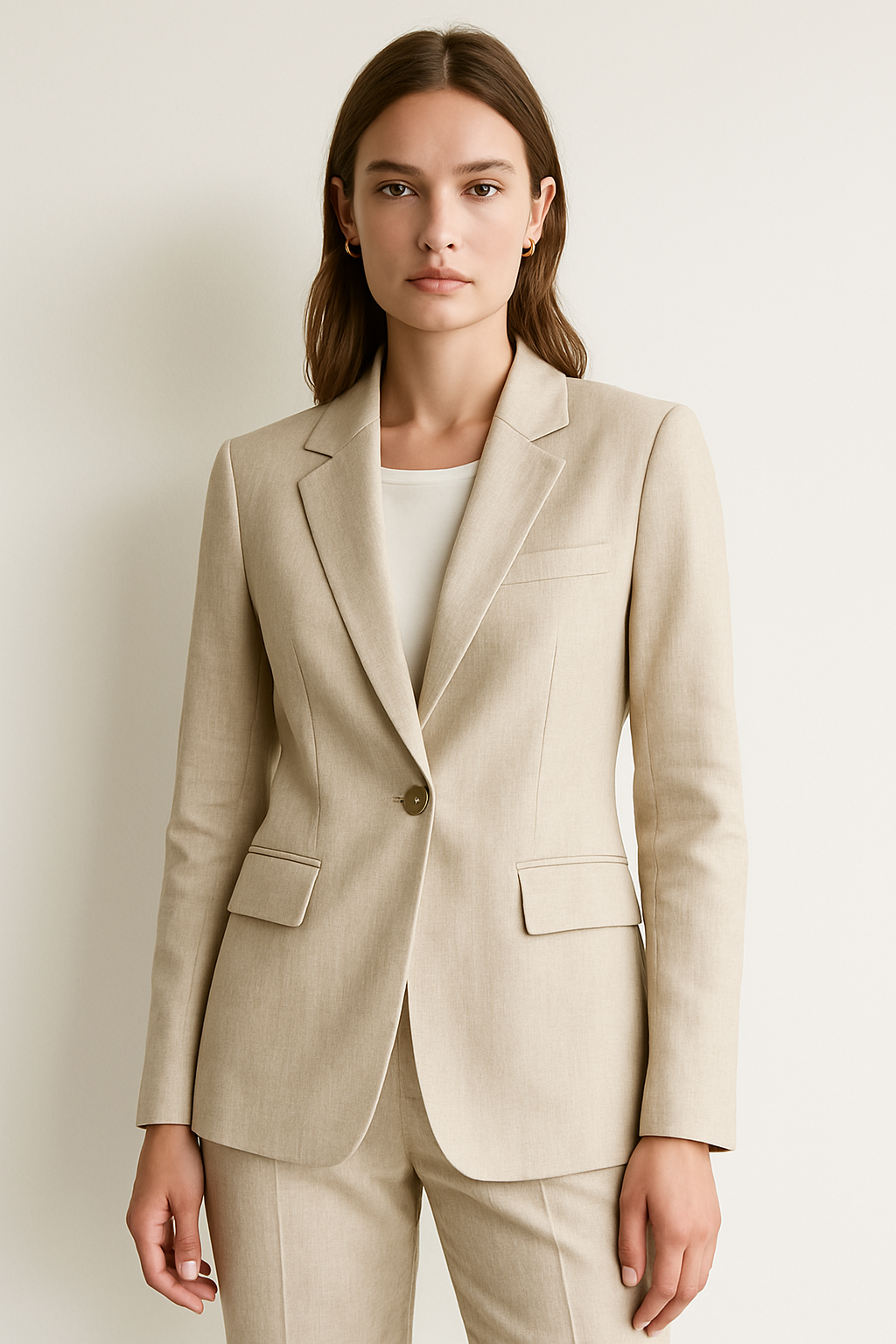 Tailored Linen Blazer