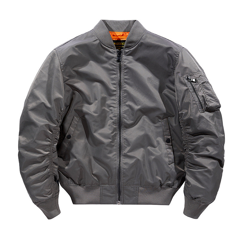 Lotnik kurtka z ściągaczami dla dorosłych | Idealna na sezon przejściowy