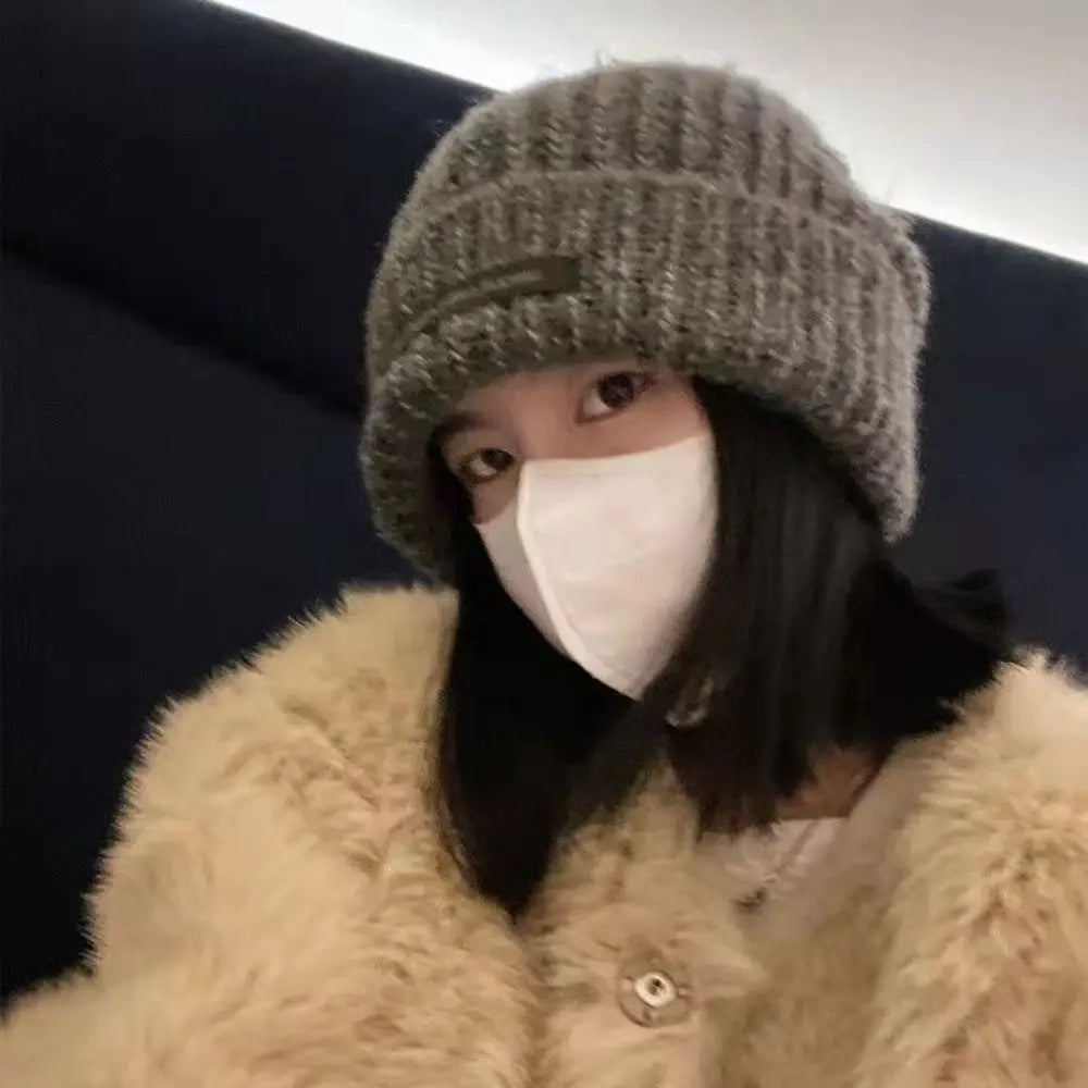 Oversized czapka z szerokim krojem dla dorosłych | Idealna na jesień i zimę